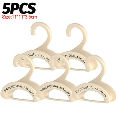 1/5 bucăți umerașe arcuite pentru genți de mână cravate portabile eșarfe pălării suporturi de depozitare dulap dormitor cârlige de depozitare multifuncționale stivuibile