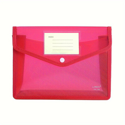 A4 torbe i mape za pohranu datoteka, prozirne torbe za pohranu i organizaciju s naljepnicama