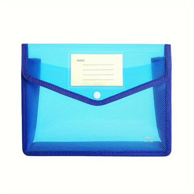 A4 torbe i mape za pohranu datoteka, prozirne torbe za pohranu i organizaciju s naljepnicama