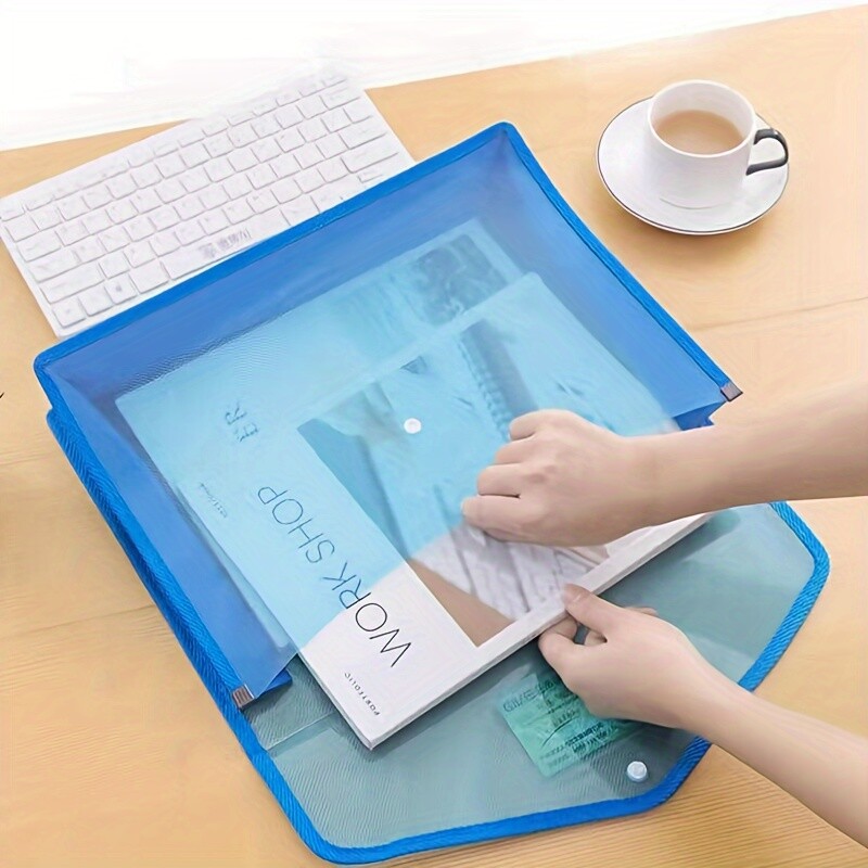 A4 torbe i mape za pohranu datoteka, prozirne torbe za pohranu i organizaciju s naljepnicama