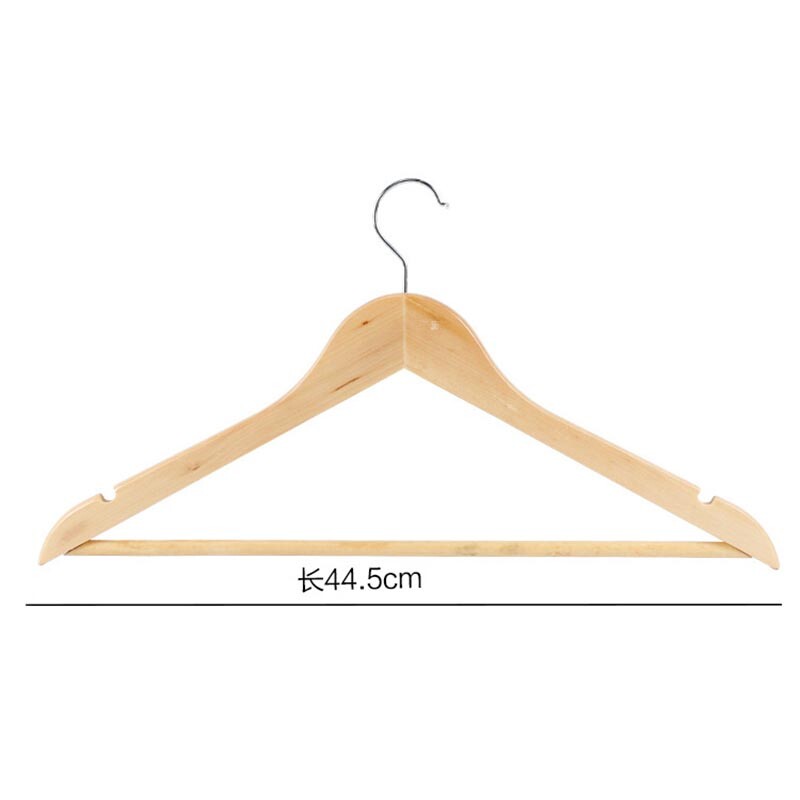 3KOM SET od 10/20 drvenih vješalica za odjeću. Visokokvalitetne čvrste kuke za košulje. Protuklizne hlače na vješalice. IDEALNO za odijela, kapute ili