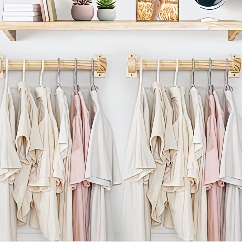 2024 NOU Umerașe pliabile pe jumătate, suporturi de depozitare a hainelor pentru călătorii, rulote, baie, dulap, dormitor, mai aproape de perete