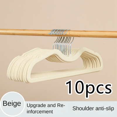 10 gab. Auduma pakaramais, plūstošs plastmasa Vietu ietaupa pretslīdošs auduma pakaramais ar īsu kaklu [vertikāls paceļams 2,36 collas] Žāvēšanas drānu pakaramais