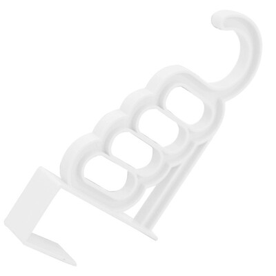 Umeraș pliabil pentru agățat pentru ușă Suport de uscare multifuncțional pentru agățat pe perete Depozitare costum cu 5 găuri Suport de depozitare pentru ușă de baie