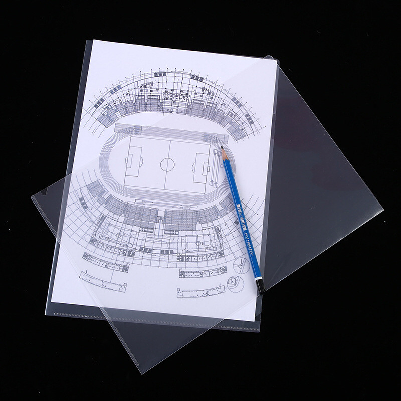 10 до 30 PCS A4 папка с файлове Органайзер за бюро Канцеларски материали Ясна папка за документи Офис ученически пособия