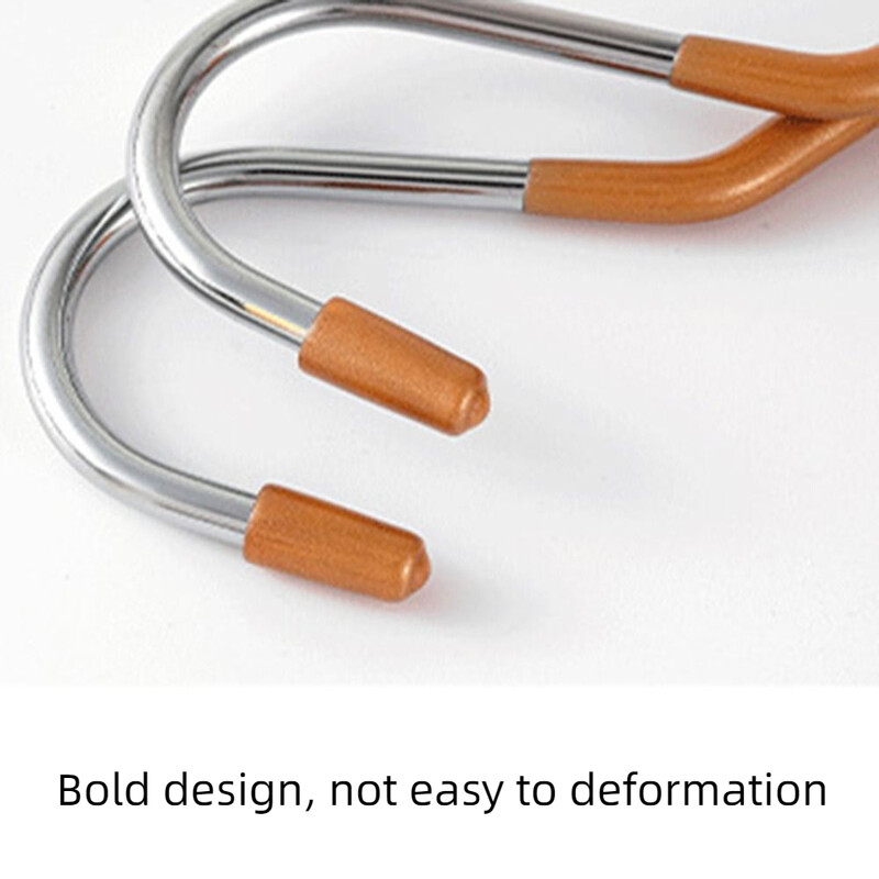 2/4 tk C-kujuline salli riidepuud Ruumisäästlikud roostevabast terasest püksid riidepuud Hoiuhoidja käekoti konksud korgihoidja rippuvad riided