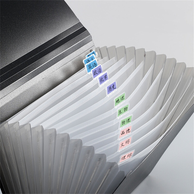 A4 mapa s datotekama velikog kapaciteta, višeslojna, proširiva, razvrstavajuća, mapa s vrećicom za pohranu, mapa za dokumente na radnoj površini, organizator papirnih datoteka s ugovorom