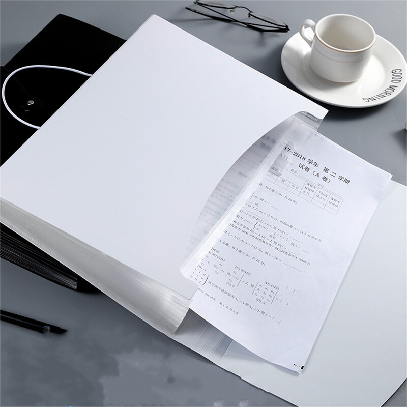 A4 mapa s datotekama velikog kapaciteta, višeslojna, proširiva, razvrstavajuća, mapa s vrećicom za pohranu, mapa za dokumente na radnoj površini, organizator papirnih datoteka s ugovorom