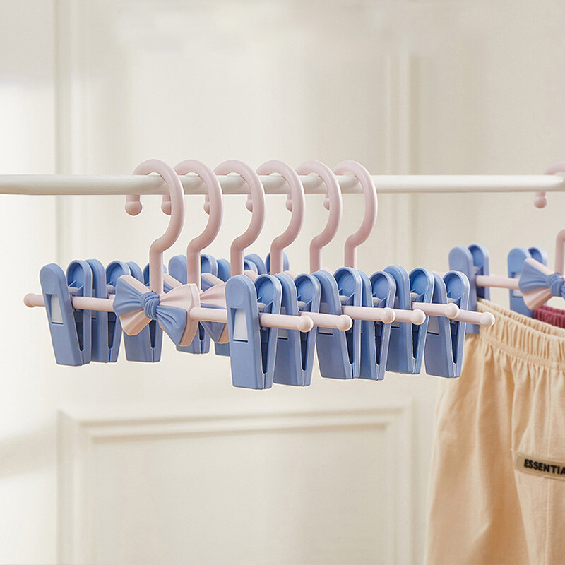 Suport pentru pantaloni antiderapant, 5 bucăți, ajustabil și extensibil, fără cusături, pentru uz casnic, suport de uscare pentru copii, antiderapant