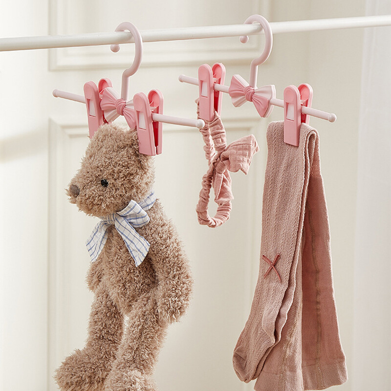 Suport pentru pantaloni antiderapant, 5 bucăți, ajustabil și extensibil, fără cusături, pentru uz casnic, suport de uscare pentru copii, antiderapant