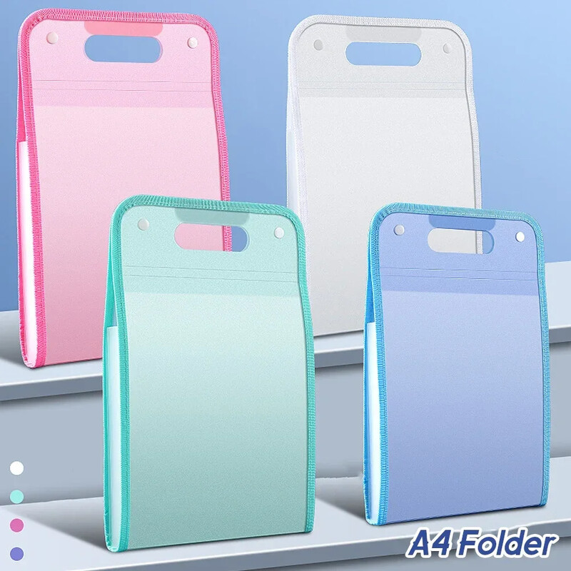 Okomita A4 višeslojna mapa Dutton torba za datoteke Torba za datoteke Cvjetna torba za orgulje s 13 ćelija velikog kapaciteta Jednostavna korejska uredska dopisnica