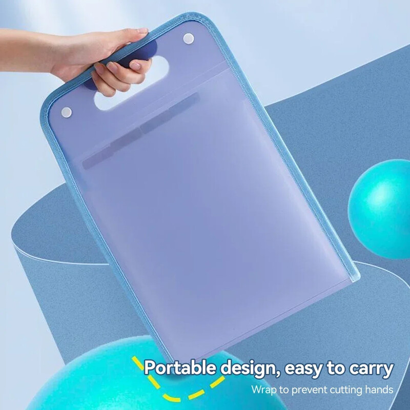 Okomita A4 višeslojna mapa Dutton torba za datoteke Torba za datoteke Cvjetna torba za orgulje s 13 ćelija velikog kapaciteta Jednostavna korejska uredska dopisnica