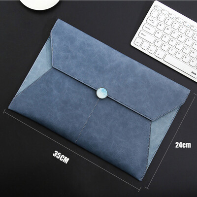 A4 Kožna mapa s datotekama Torba za dokumente velikog kapaciteta Poslovna aktovka Magnetski gumb Vodootporne torbice za prijenosna računala Uredski organizator