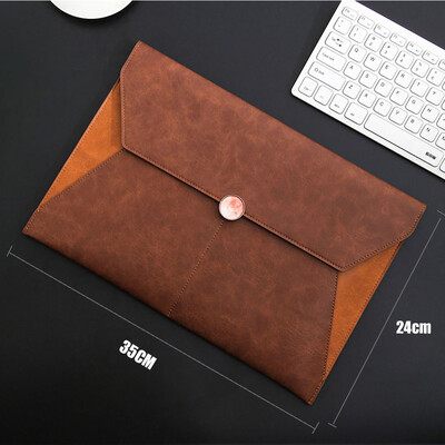 A4 Kožna mapa s datotekama Torba za dokumente velikog kapaciteta Poslovna aktovka Magnetski gumb Vodootporne torbice za prijenosna računala Uredski organizator