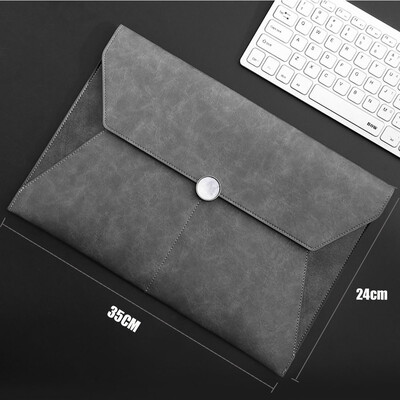 A4 Kožna mapa s datotekama Torba za dokumente velikog kapaciteta Poslovna aktovka Magnetski gumb Vodootporne torbice za prijenosna računala Uredski organizator