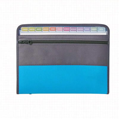 Mapa s datotekama s dvostrukim patentnim zatvaračem veličine A4, 13 slojeva, studentski ispit velikog kapaciteta, papirna torba za pohranu, organizator uredskih dokumenata