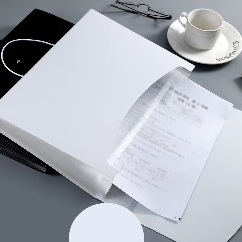 Organizator pentru suport de fișiere pentru acordeon 1 bucată, documente și chitanțe A4 - ideal pentru organizarea școlii, acasă și la birou