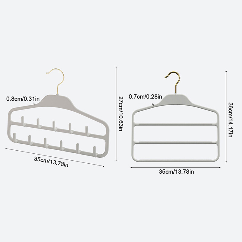 Višenamjenski kućanski remen Vješalica za hlače Neklizajuće Suknje koje štede prostor Traperice Vješalice za šalove Organizator ormara