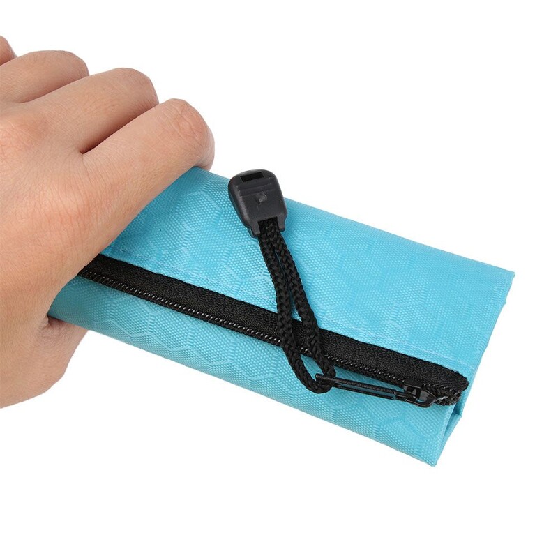 1PC A4 A5 B6 Geantă de documente din pânză Oxford Geantă impermeabilă cu fermoar Geanta de papetărie Dosare Geantă cu informații Rechizite școlare de birou