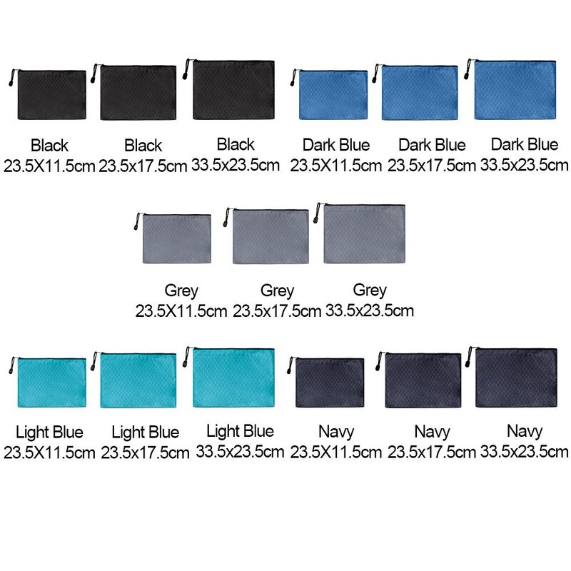 1PC A4 A5 B6 Geantă de documente din pânză Oxford Geantă impermeabilă cu fermoar Geanta de papetărie Dosare Geantă cu informații Rechizite școlare de birou