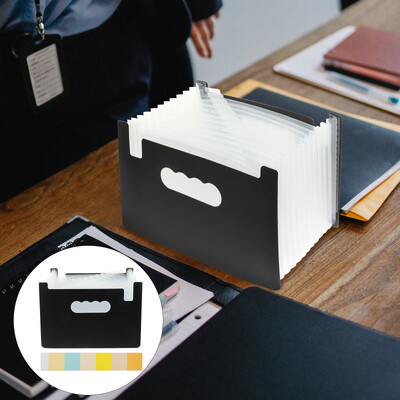 Suport organizator fișiere depozitare chitanțe Dosare de birou Cupon convenabil Buzunar multifuncțional Pp Work