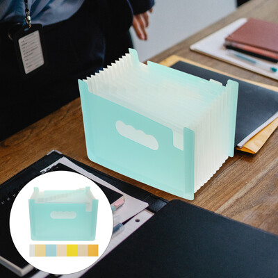 Suport organizator fișiere depozitare chitanțe Dosare de birou Cupon convenabil Buzunar multifuncțional Pp Work