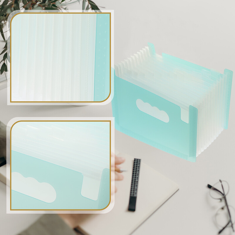 Suport organizator fișiere depozitare chitanțe Dosare de birou Cupon convenabil Buzunar multifuncțional Pp Work