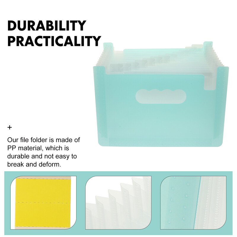 Suport organizator fișiere depozitare chitanțe Dosare de birou Cupon convenabil Buzunar multifuncțional Pp Work