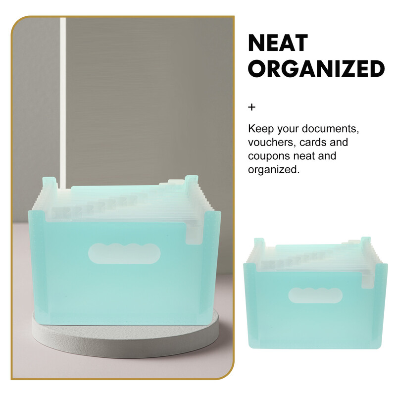 Suport organizator fișiere depozitare chitanțe Dosare de birou Cupon convenabil Buzunar multifuncțional Pp Work