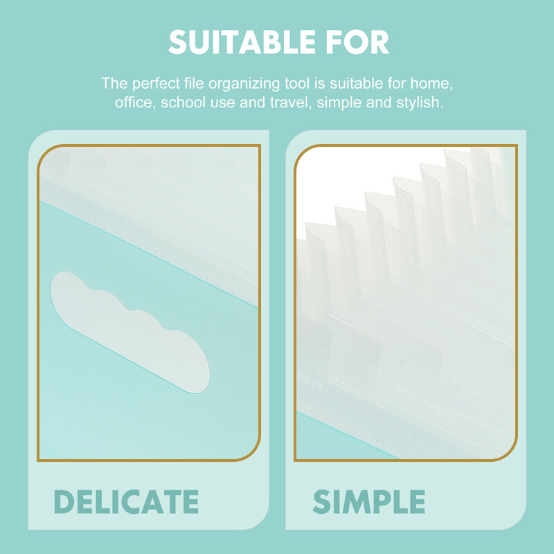 Suport organizator fișiere depozitare chitanțe Dosare de birou Cupon convenabil Buzunar multifuncțional Pp Work