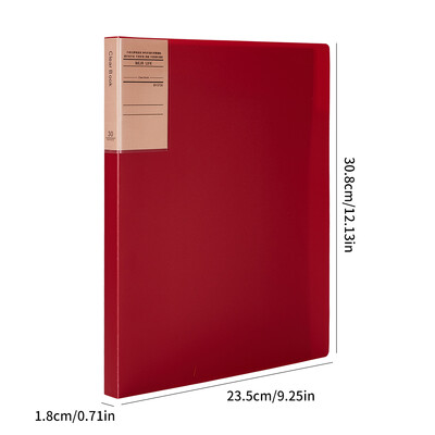 1 пакет, книга с данни с ретро цветни удебелени данни, папка за съхранение на фактури за финансови договори в офиса, кутия за документи за съхранение на настолен компютър