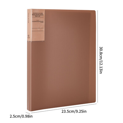 1 пакет, книга с данни с ретро цветни удебелени данни, папка за съхранение на фактури за финансови договори в офиса, кутия за документи за съхранение на настолен компютър