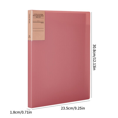 1 пакет, книга с данни с ретро цветни удебелени данни, папка за съхранение на фактури за финансови договори в офиса, кутия за документи за съхранение на настолен компютър