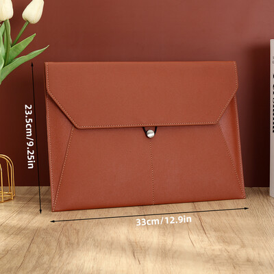 1kom modna kožna torba za dokumente za organizator dokumenata A4 torba za pohranu dokumenata Računi za poslovne ugovore