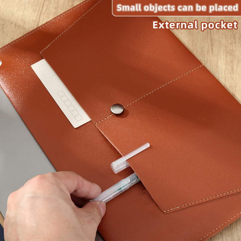 1kom modna kožna torba za dokumente za organizator dokumenata A4 torba za pohranu dokumenata Računi za poslovne ugovore