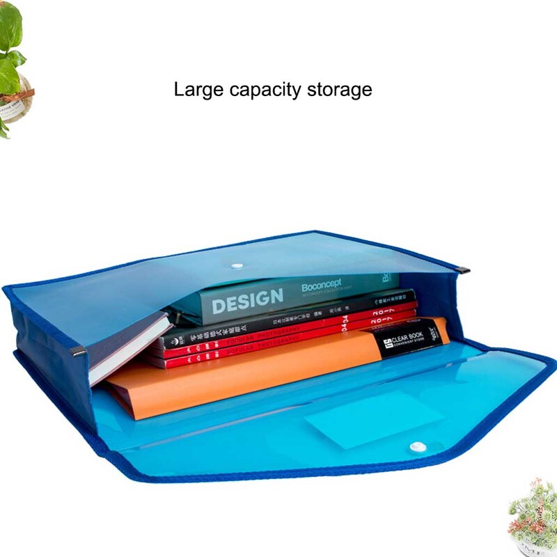 Plicuri din plastic B5 Dosare documente Geantă cu închidere rapidă Birou școlar