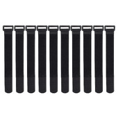 10 bucăți/lot 2cm * 20cm nailon cataramă inversă dispozitiv de fixare cu cârlig legături de cablu curea cu velcro Finisare linie lipicioasă