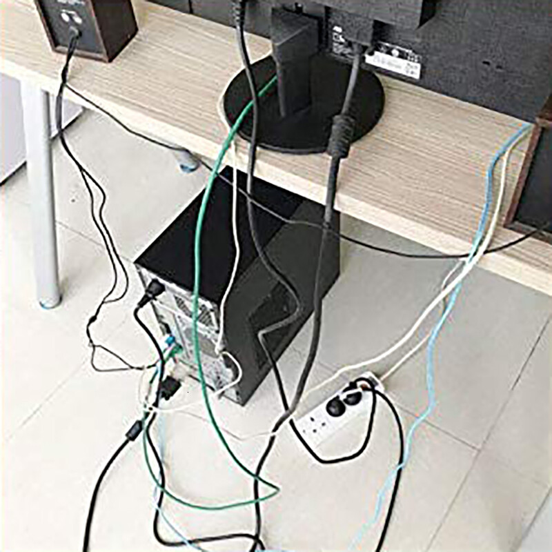 10 bucăți/lot 2cm * 20cm nailon cataramă inversă dispozitiv de fixare cu cârlig legături de cablu curea cu velcro Finisare linie lipicioasă