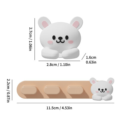 WORTHBUY Agrafe pentru cabluri de birou Managementul cablurilor Clip auto-adeziv de fixare a cablurilor Suport organizator de cabluri multifuncțional pentru mașină, birou, acasă