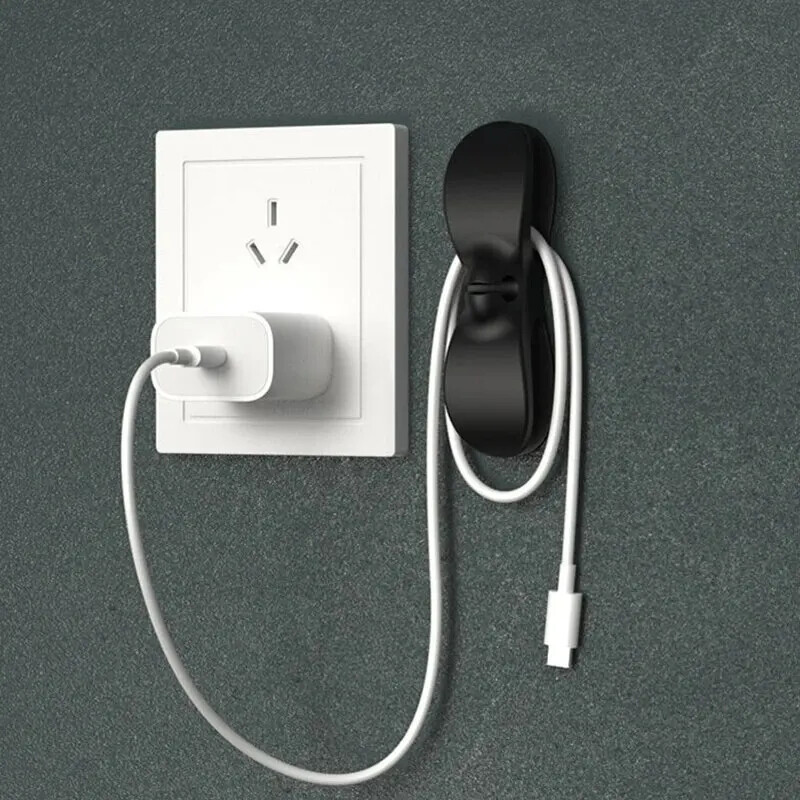 1/5/10/20 buc. Clemă de cablu Organizator de cabluri de depozitare Înfășurator de cabluri de uz casnic Organizator de cabluri de alimentare Clip de fixare Fixare priză de bucătărie