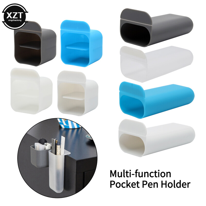 Multifunktsionaalne kleebitav pliiatsihoidja hoidik lauaarvuti hoiukarbid Kontori koolitarvete hoiustamistarbed