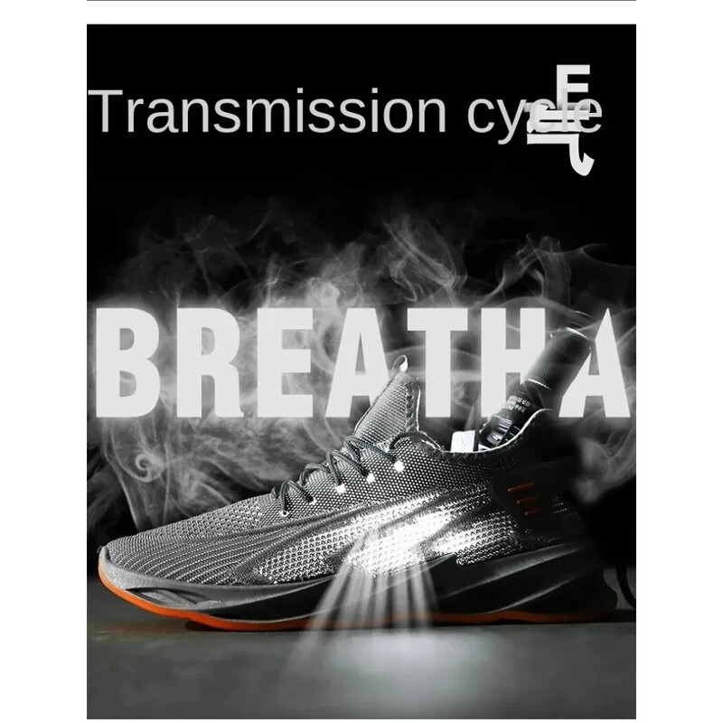 Cipele Muške 2024 Novi stilski trend Muške cipele Prozračne tenisice za trčanje na vezanje Korejska verzija Lagane muške sportske cipele