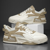 Muške cipele za dasku za vanjske aktivnosti, ležerne sportove, cipele za hodanje, protuklizne, prozračne, vulkanizirane cipele, modne studentske cipele s debelim đonom