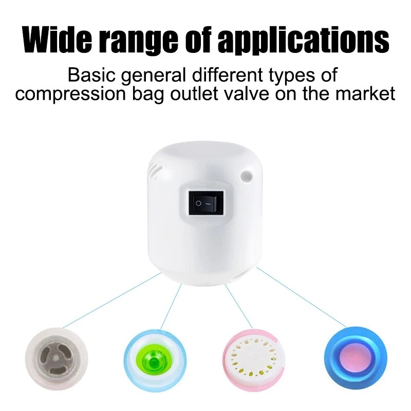 Vakuumska kompresijska vrećica, električna pumpa, usisna pumpa, Mini aparat za vakuumsko lijepljenje, ušteda prostora za odjeću, organizator hrane