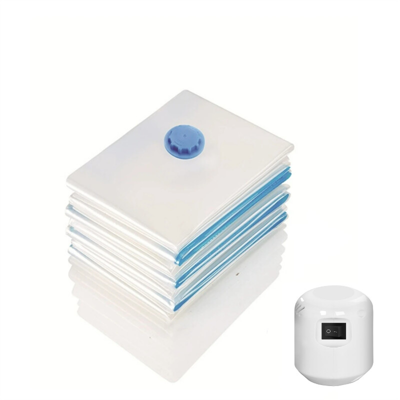 Vakuumska kompresijska vrećica, električna pumpa, usisna pumpa, Mini aparat za vakuumsko lijepljenje, ušteda prostora za odjeću, organizator hrane