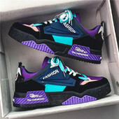 Pantofi noi pentru bărbați, pantofi de skateboard la modă, pantofi de alergat ocazional în aer liber pentru bărbați, cu platformă cu șireturi, pantofi de tenis, Zapatillas Hombre