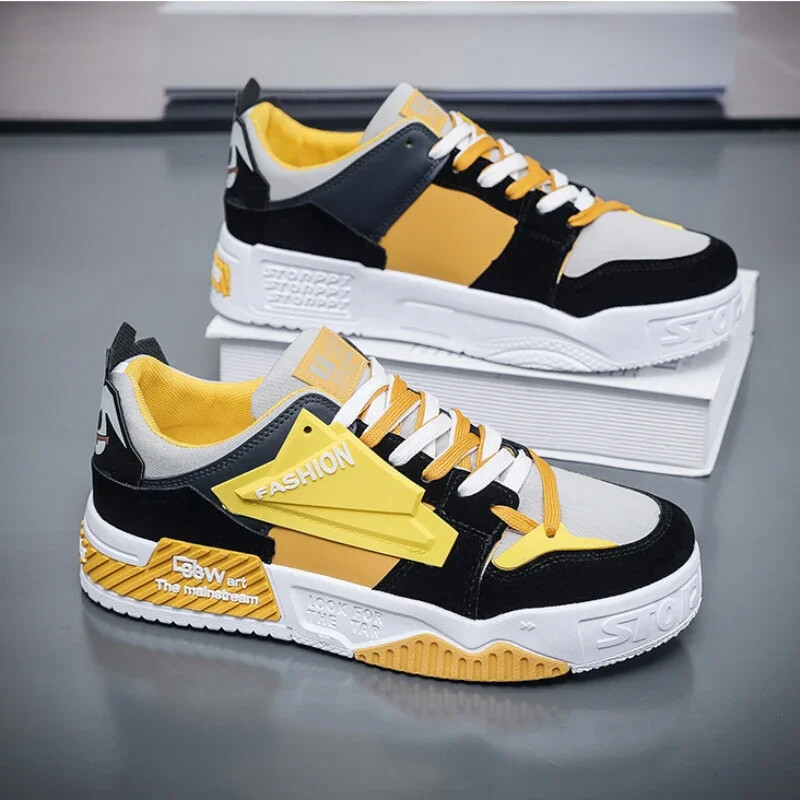 Pantofi noi pentru bărbați, pantofi de skateboard la modă, pantofi de alergat ocazional în aer liber pentru bărbați, cu platformă cu șireturi, pantofi de tenis, Zapatillas Hombre