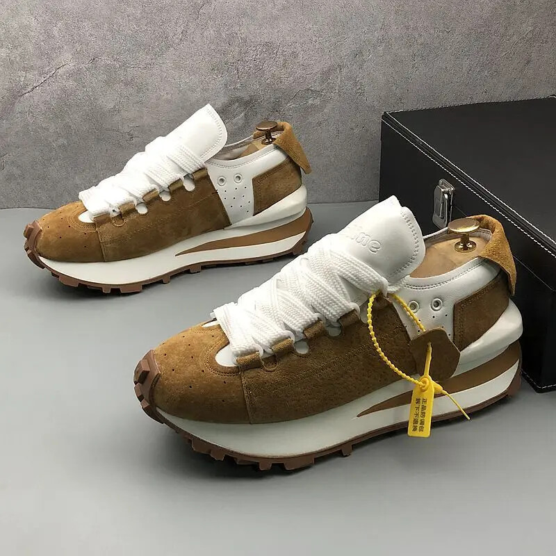 Muške vulkanizirane cipele Jesen Zima Modne platforme Muške sportske cipele za slobodno vrijeme Lagane muške tenisice za povećanje visine