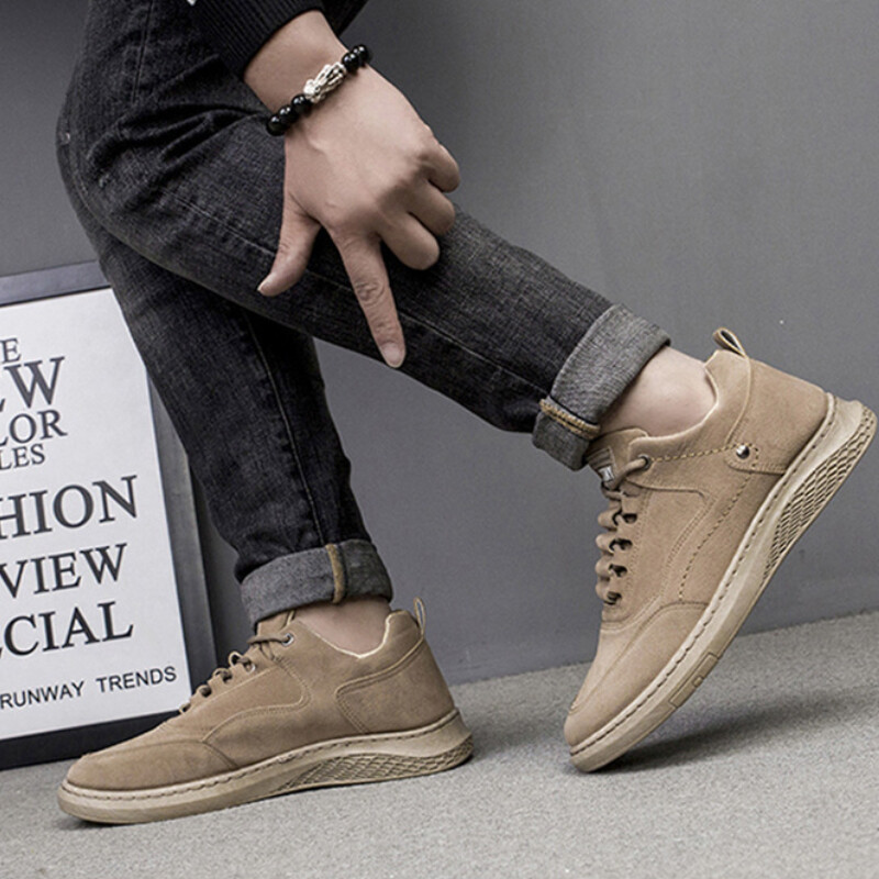 Muške cipele Tenisice 2024 Novi britanski stil Studentska moda Mrežaste cipele za skejtbord U trendu Udobne cipele na vezanje s mekim potplatom Ležerne cipele