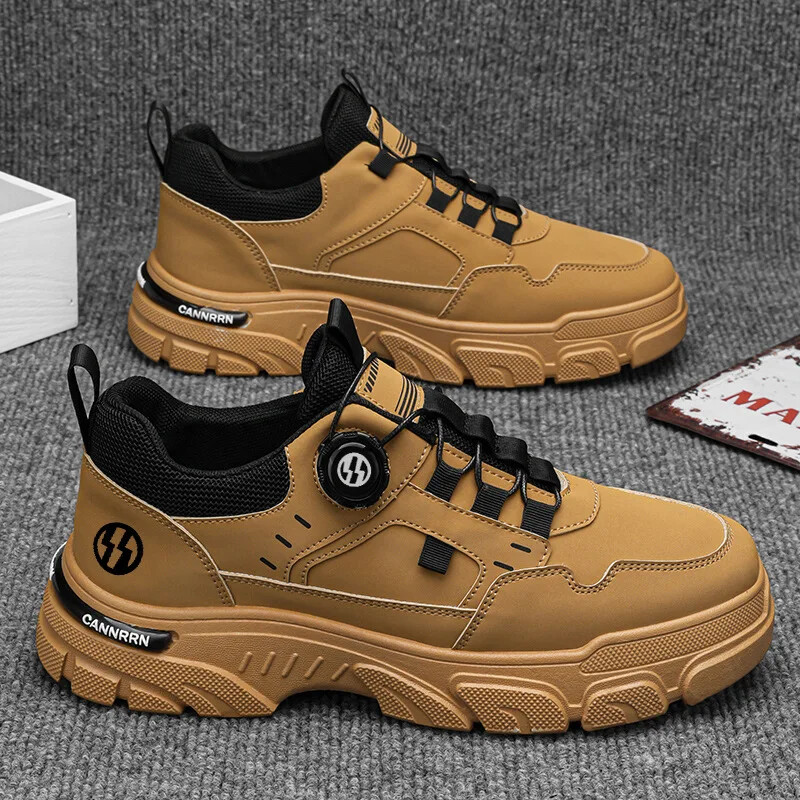 Pantofi sport casual noi de toamna respirabili pentru jogging confortabil, pantofi albi cu talpa groasa pentru barbati, pantofi vulcanizati